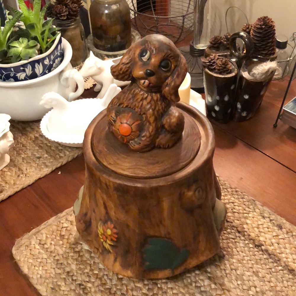 California Pottery Cookie Jar VINTAGE! Mint!!!